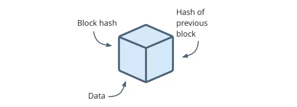 اطلاعاتی که باید در شبکه بلاکچین ثبت شود روی بلاک‌ها ذخیره سازی می‌شود.