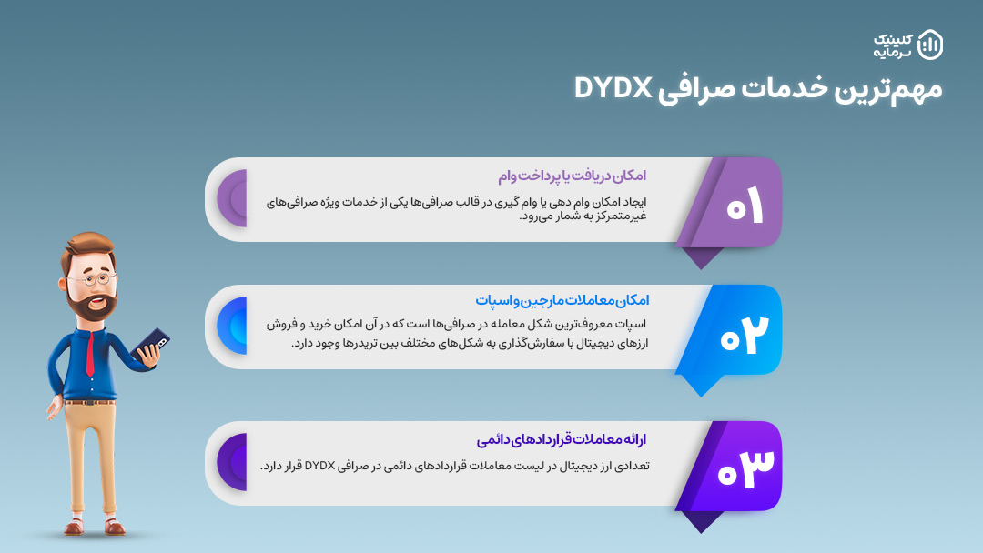 خدمات صرافی DYDX